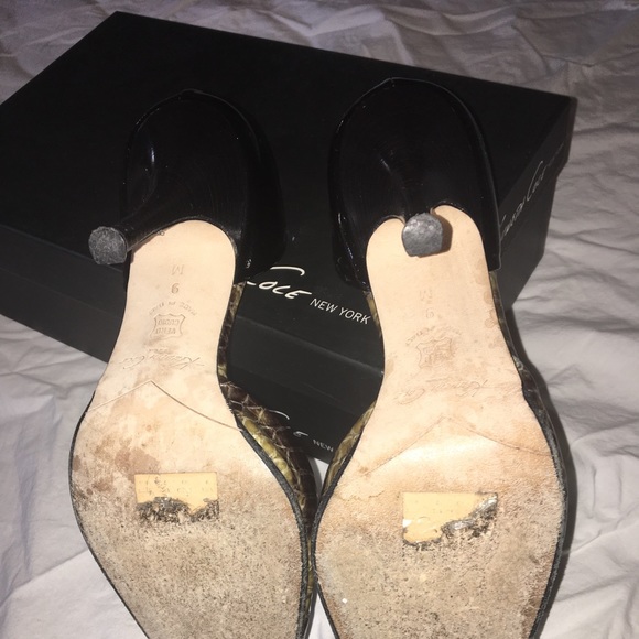 Kenneth Cole Snake skin heel 9M - Picture 6 of 7